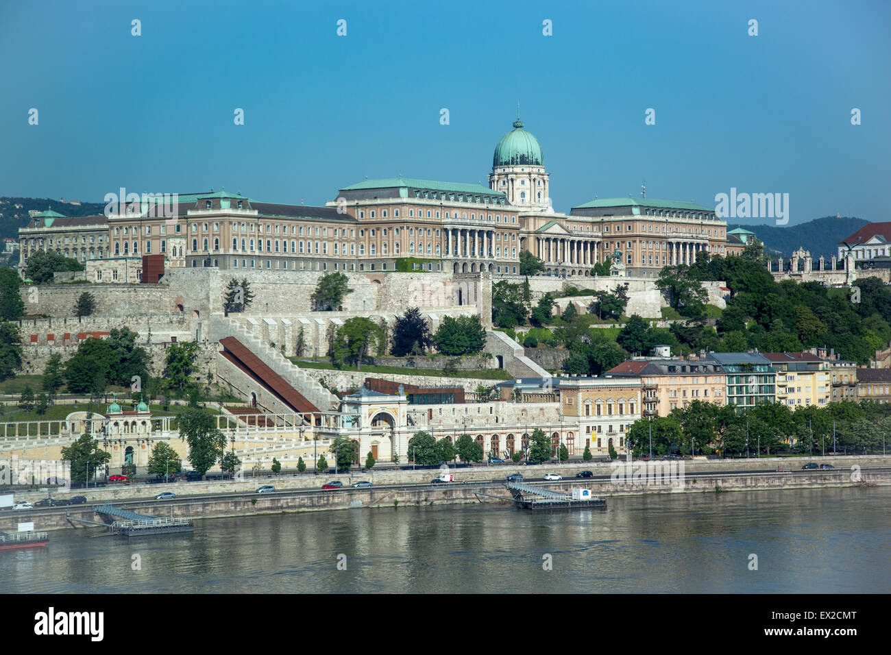 Royal Palace on Castle Hill, Budapest Stock Photo