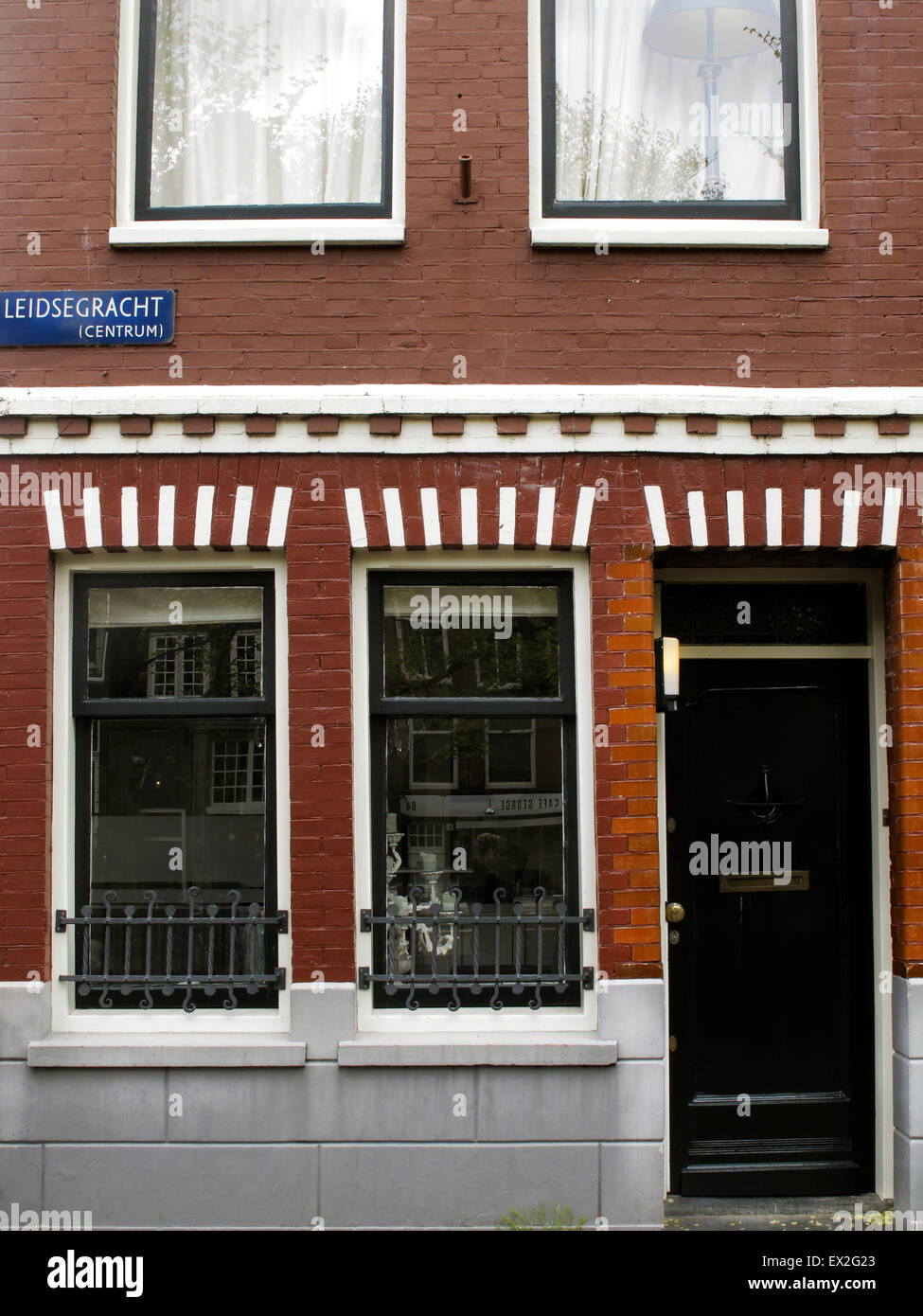 Houses on Leidsegracht, Jordaan, Amsterdam, Netherlands Stock Photo Alamy