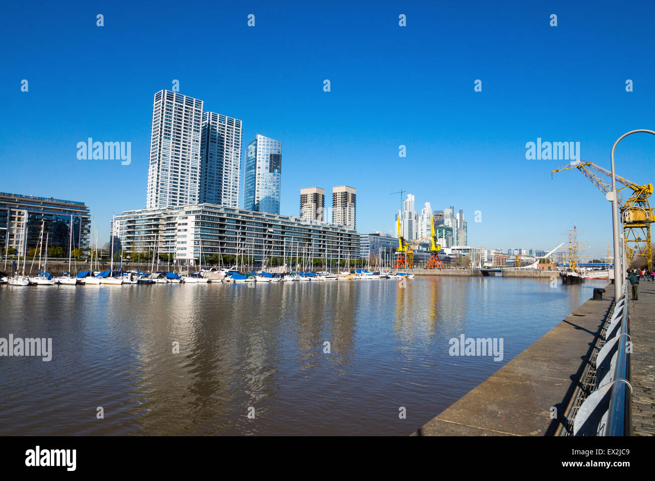 View of Puerto Madero in Buenos Aires, Argentina Stock Photo