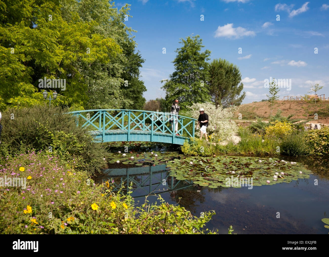 Les jardins d'eau, Carsac Dordogne France water gardens Stock Photo - Alamy