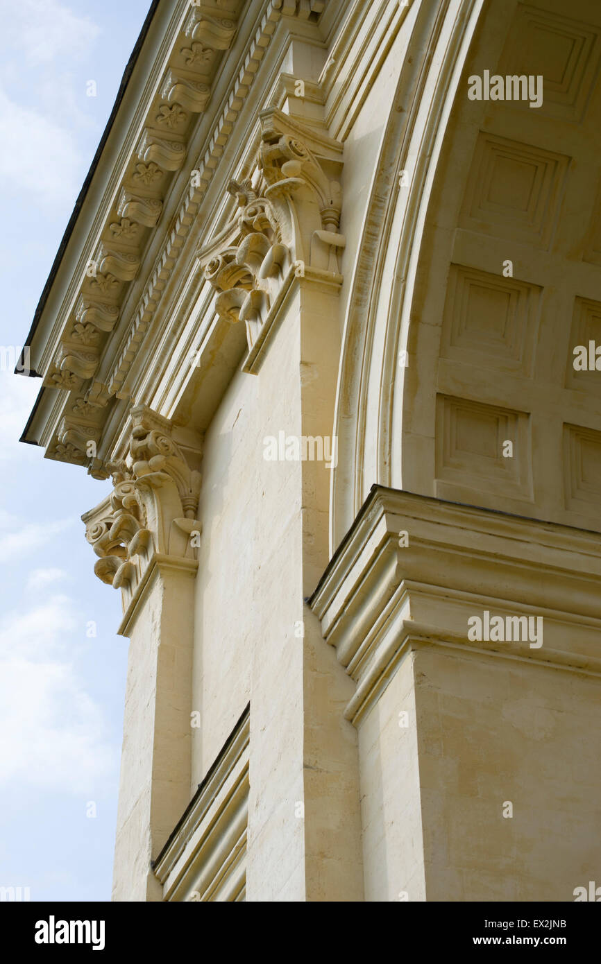 A photograph of an archway taken at, Stowe. England. Stock Photo