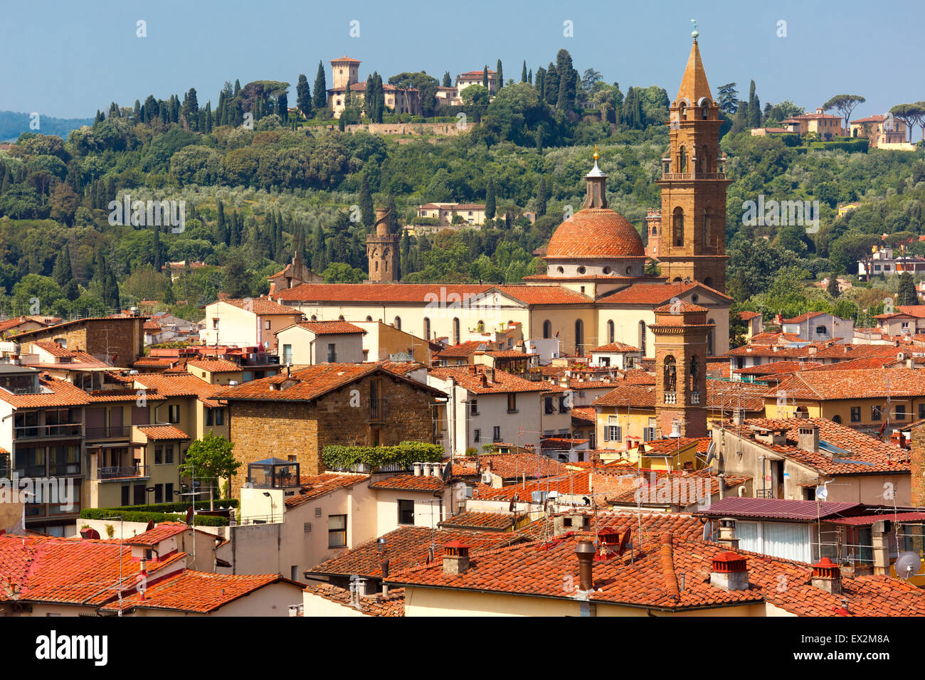 Oltrarno and Santo Spirito in Florence, Italy Stock Photo