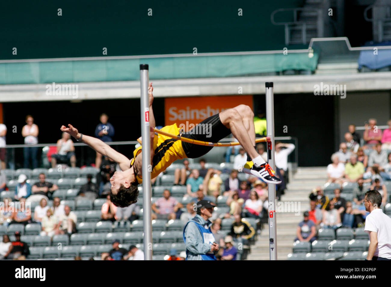 British Athletics Championships Stock Photo