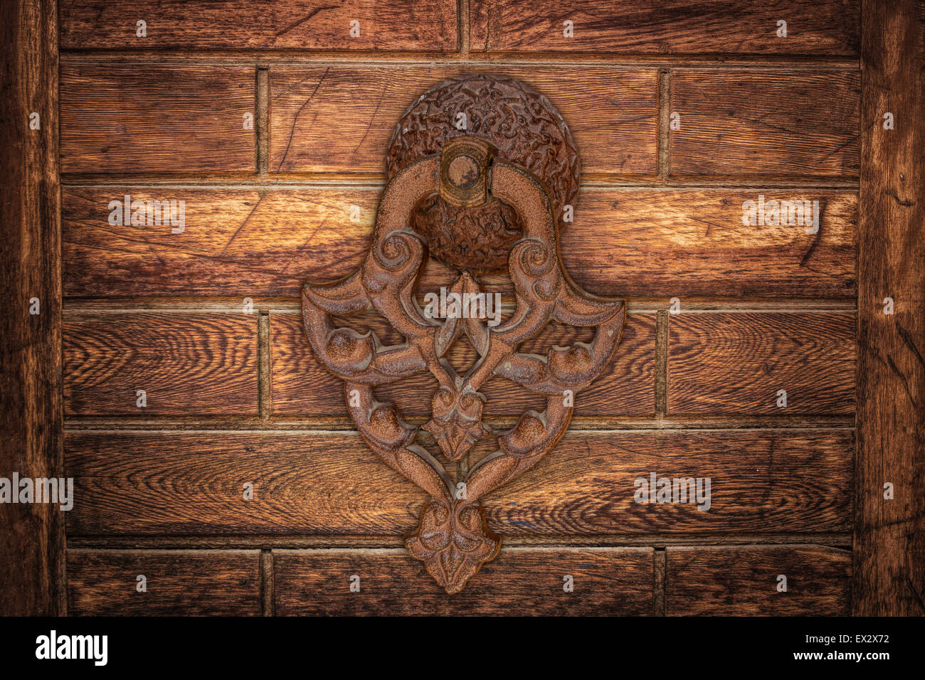 old wooden gate background Stock Photo - Alamy