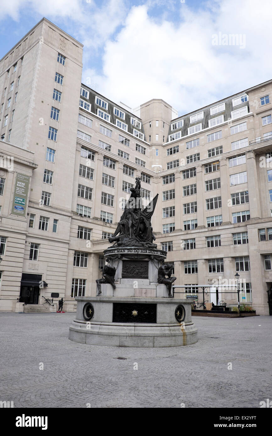 Statue England Expects Every Man to do His Duty Stock Photo Alamy