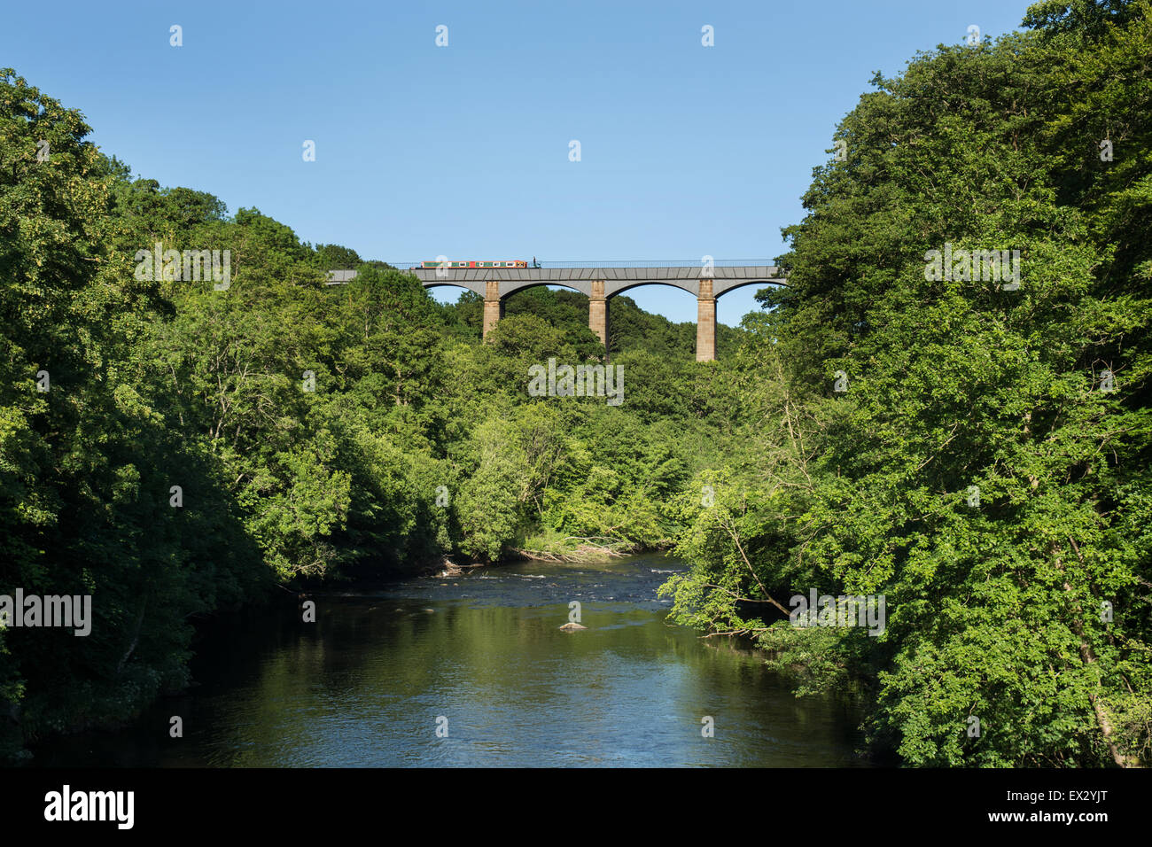 Pontcysyllte Aqueduct, North Wales Stock Photo