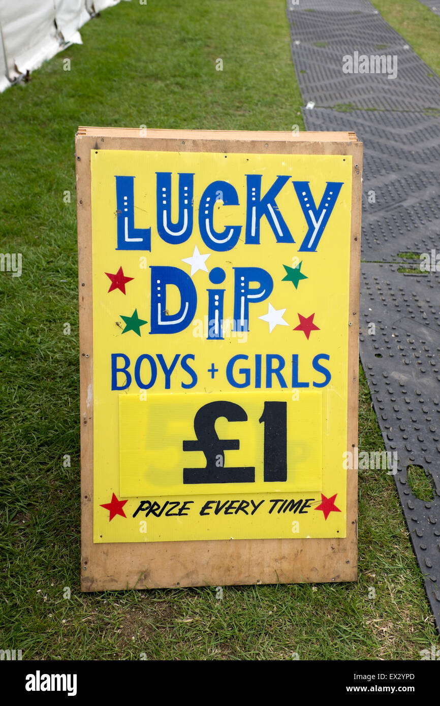 Funny Sign Lucky Did Boys Girls Only £ 1 Humour Stock Photo