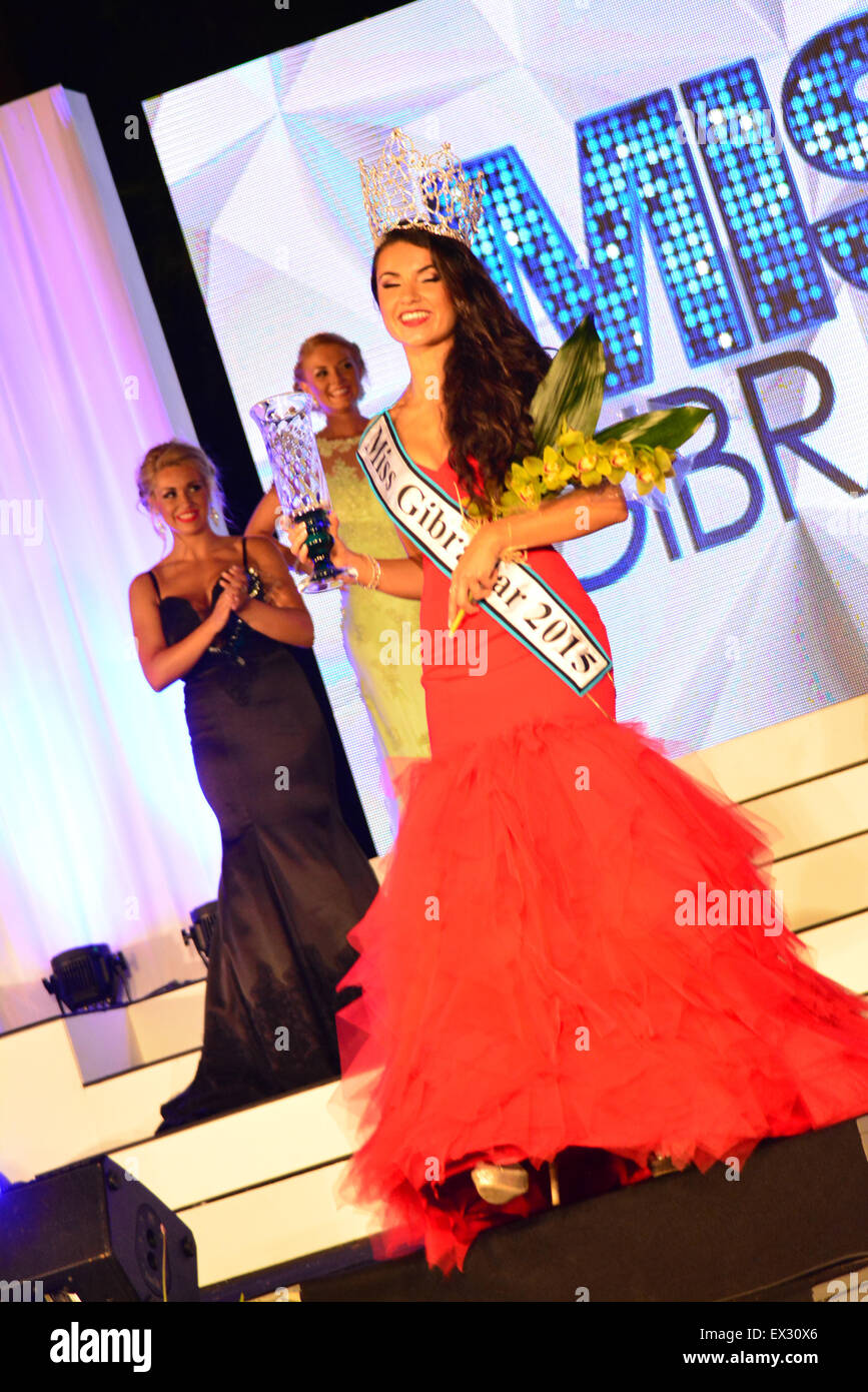 Gibraltar - 5th July 2015 - Gibraltarian Hannah Bado was crowned Miss ...