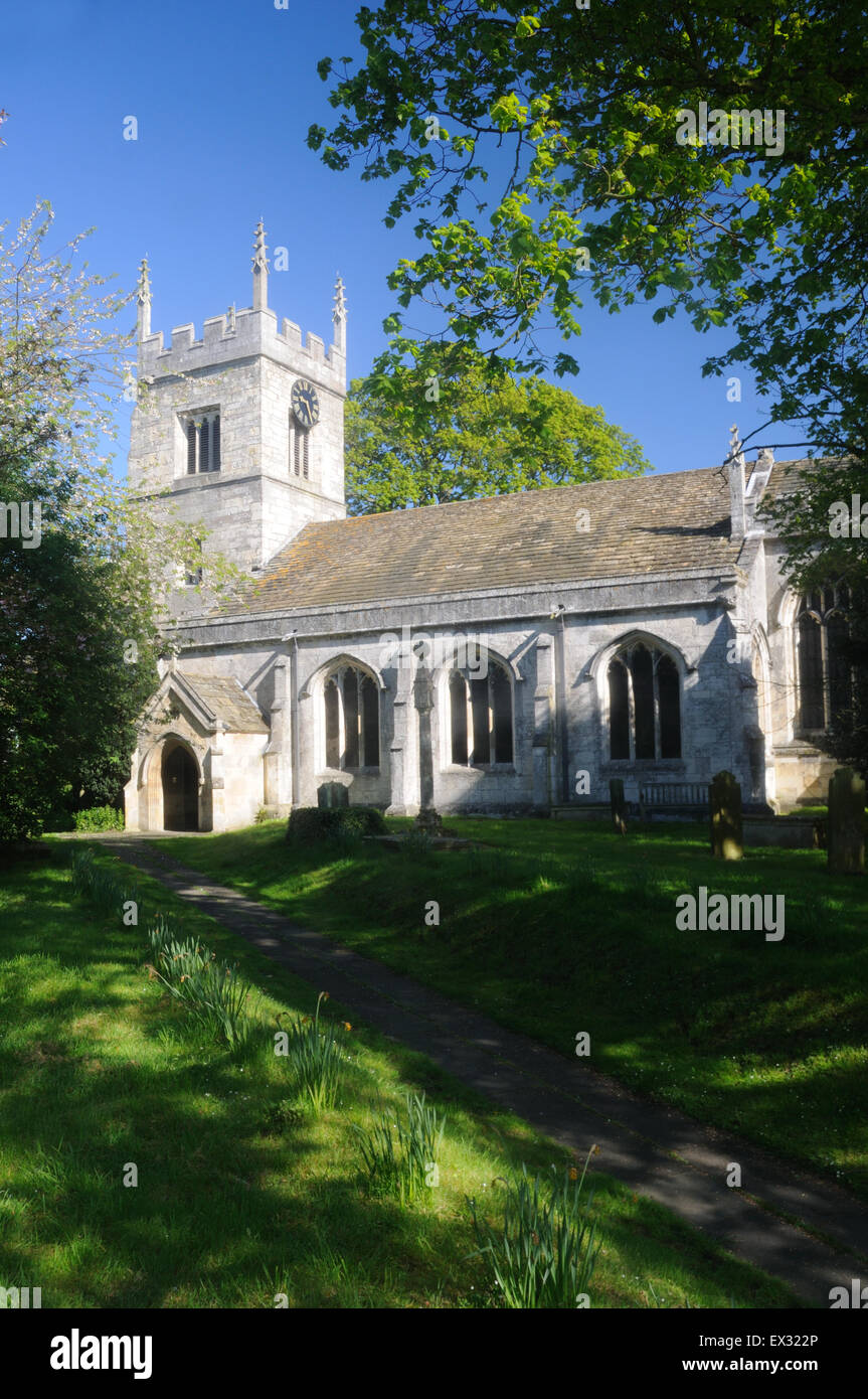 The Church of All Saints, in Bolton Percy, Yorkshire, England Stock Photo