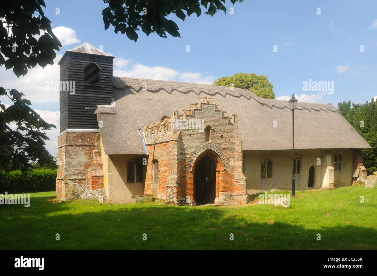 The Church of All Saints, in Ixworth Thorpe, Suffolk, England Stock Photo