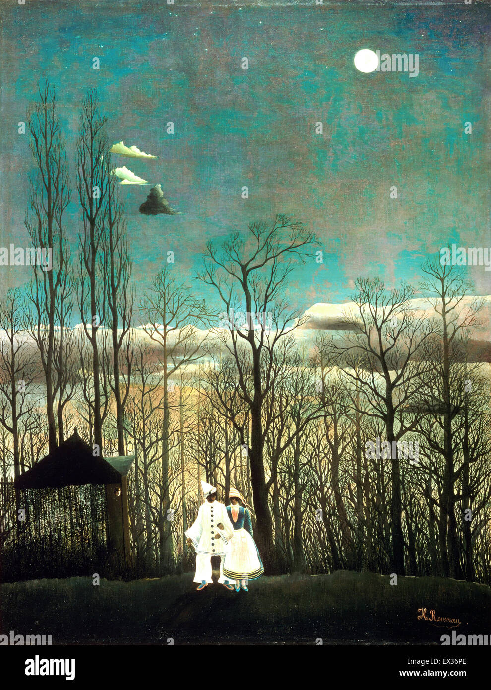 Henri Rousseau, Carnival Evening 1886 Oil on canvas. Philadelphia ...