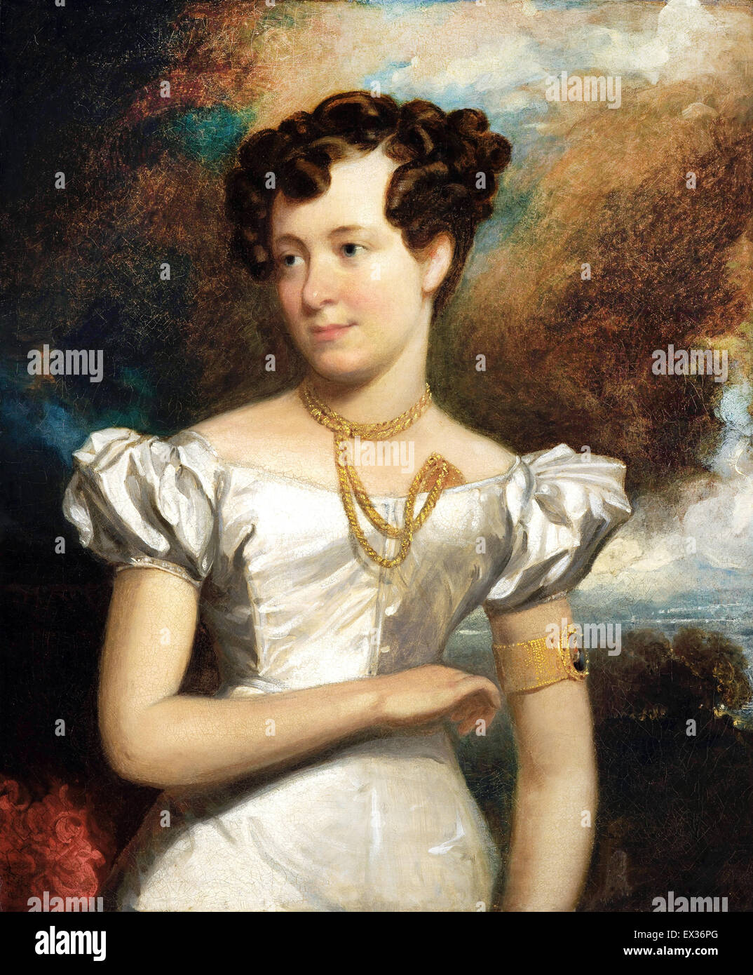 Portrait of clara fisher oil canvas hi-res stock photography and images ...