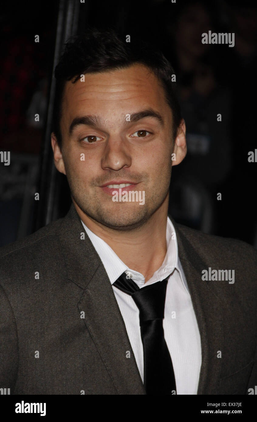 Jake Johnson at the Los Angeles premiere of 'No Strings Attached' held