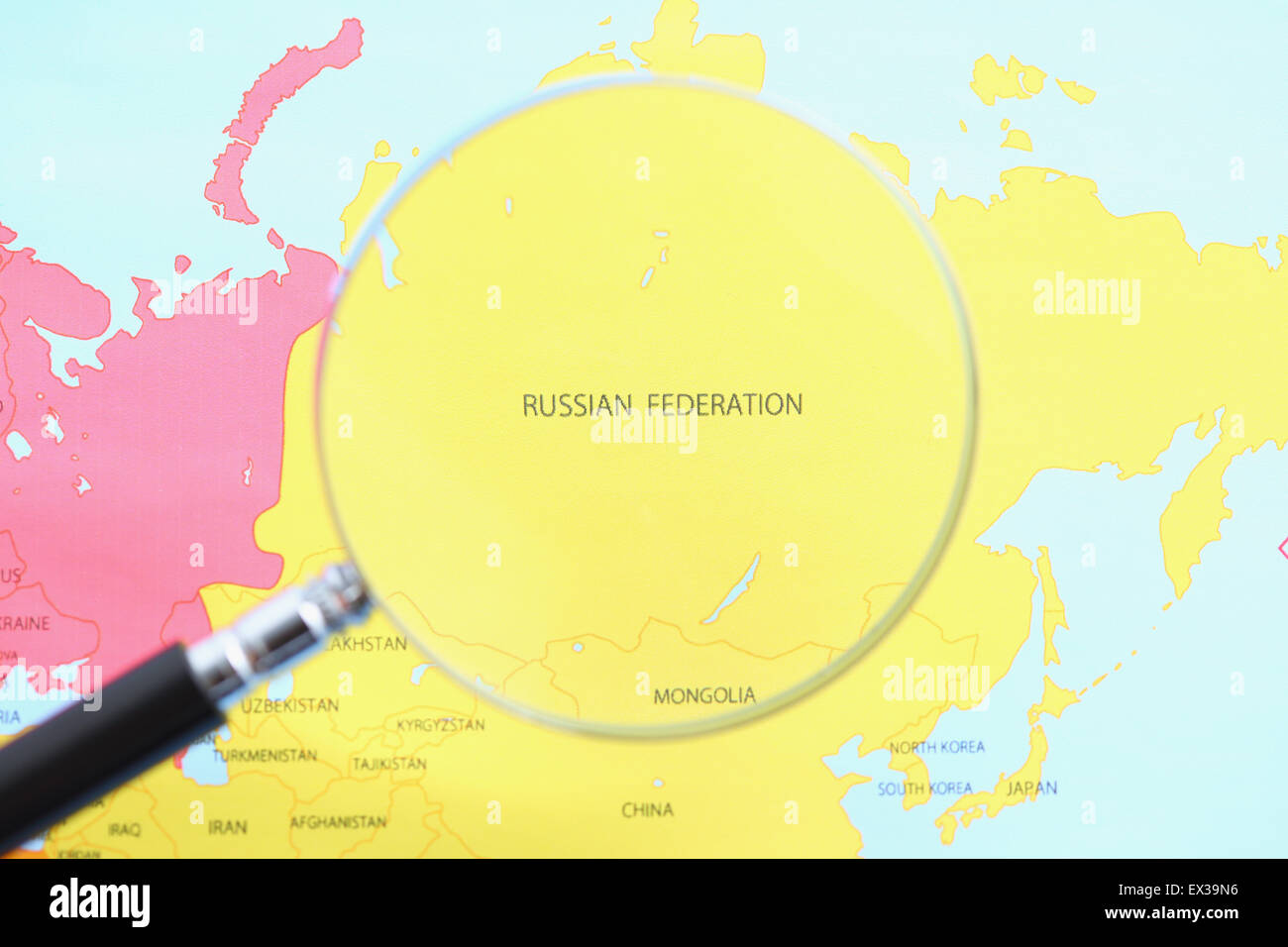 World Map And Magnifying Glass Stock Photo Alamy World Map And Magnifying Glass Stock Photo Alamy