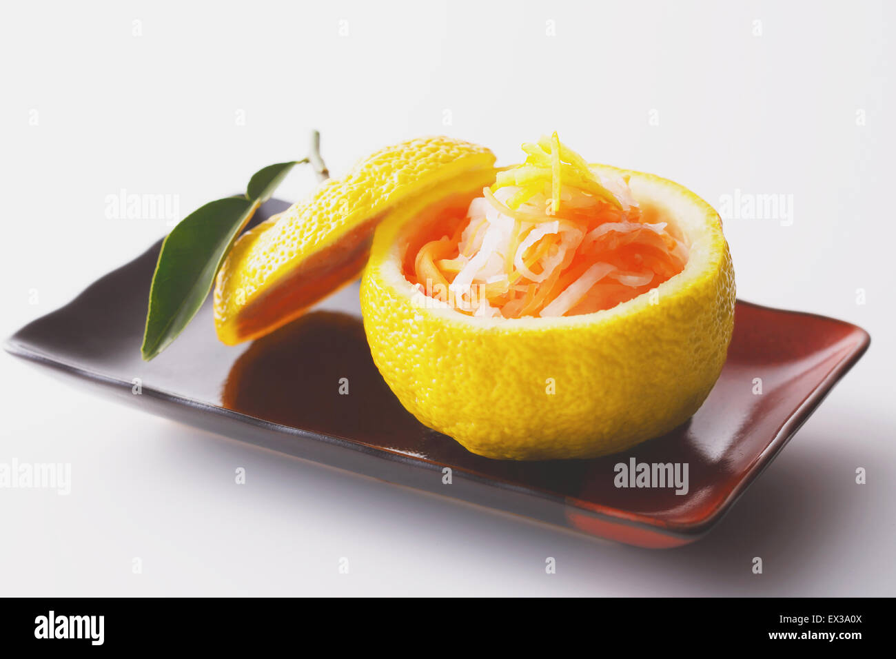 Japanese style radish dish Stock Photo Alamy