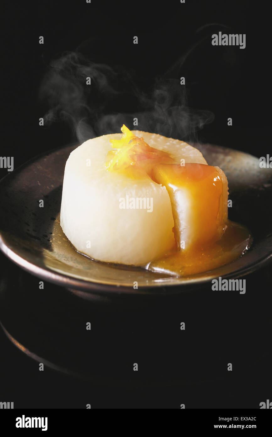 Japanese style radish dish Stock Photo Alamy