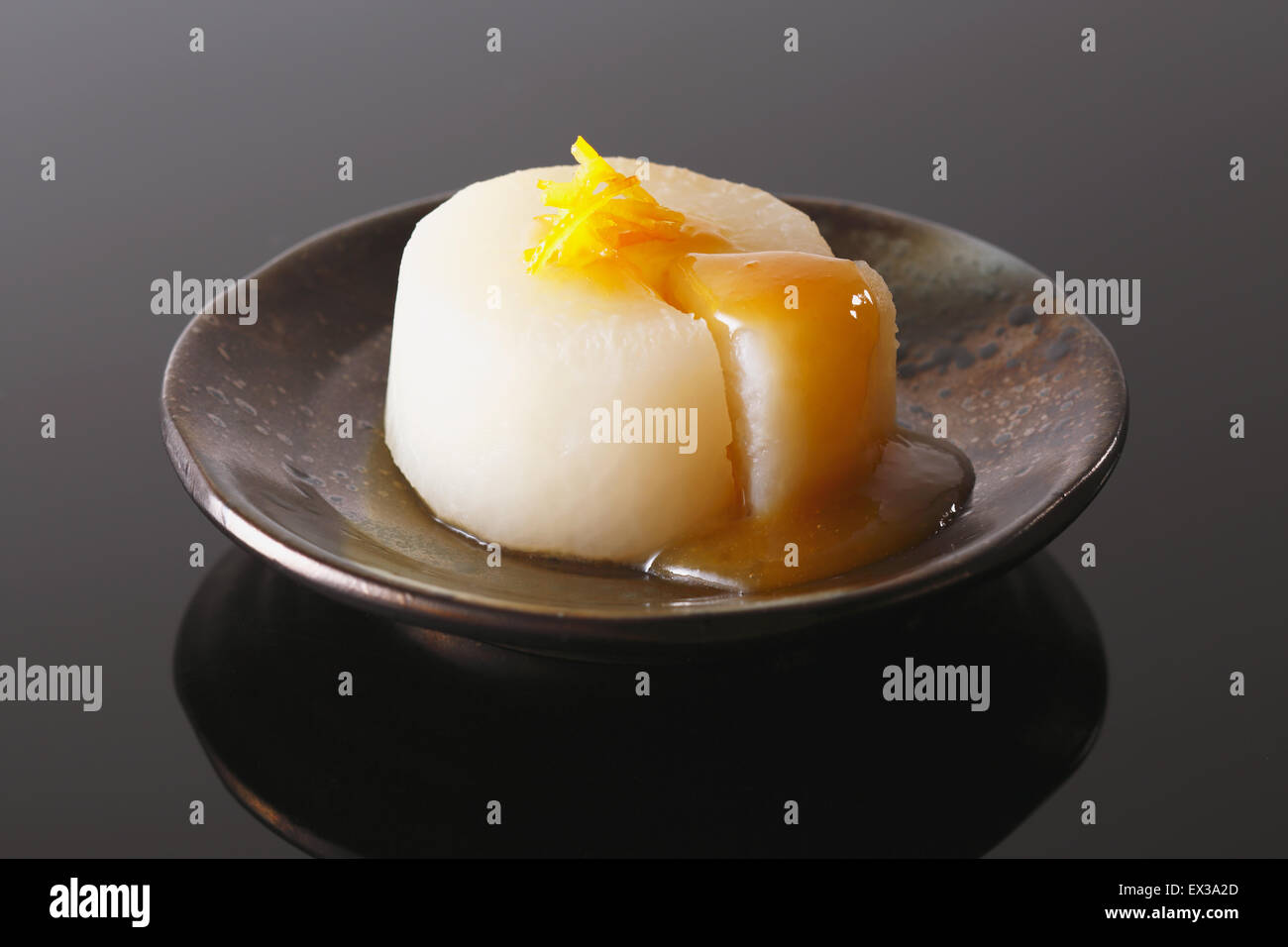 Japanese style radish dish Stock Photo Alamy