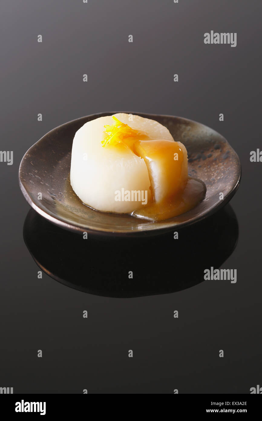Japanese style radish dish Stock Photo Alamy