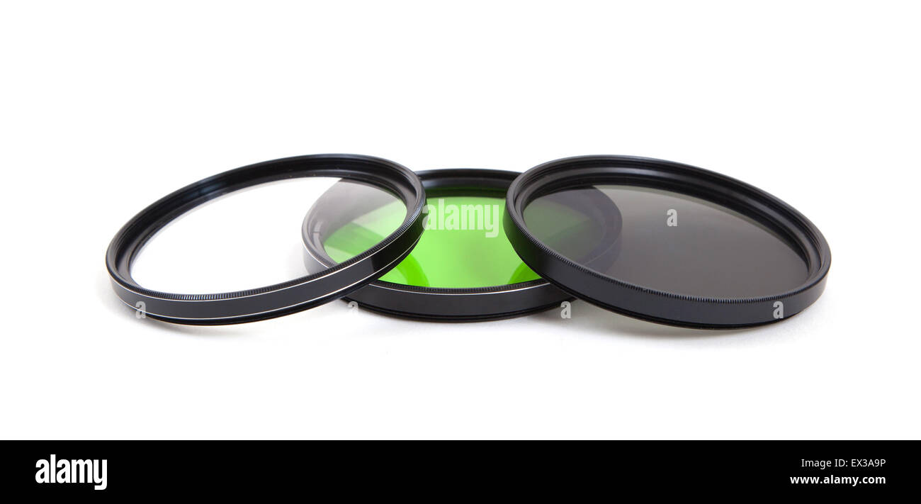 Photo filters isolated on a white background Stock Photo Alamy