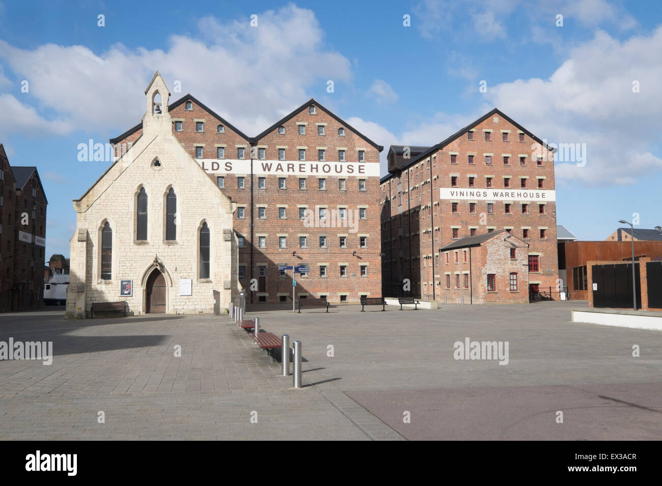 Mariners' Chapel at the Victoria basin in Gloucester docks Stock Photo