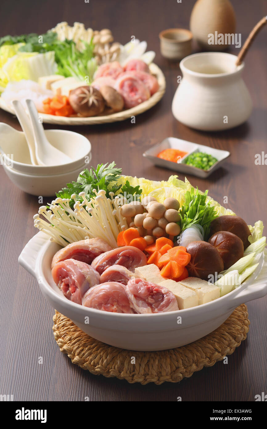 Japanese style casserole Stock Photo Alamy