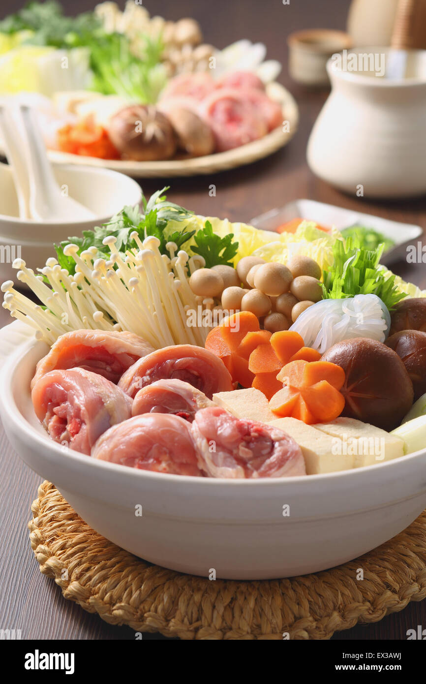 Japanese style casserole Stock Photo Alamy