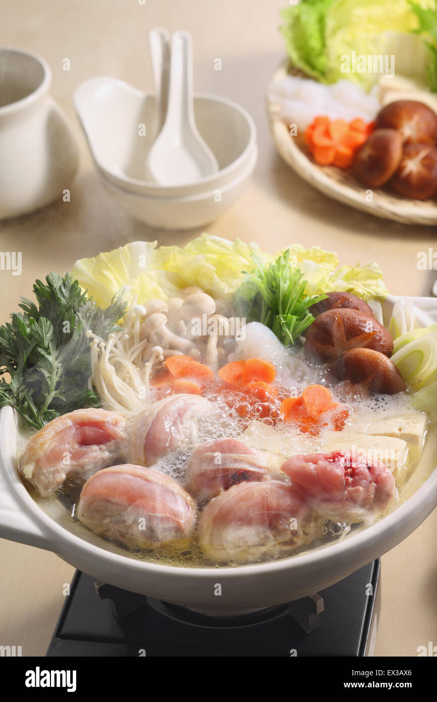 Japanese style casserole Stock Photo Alamy