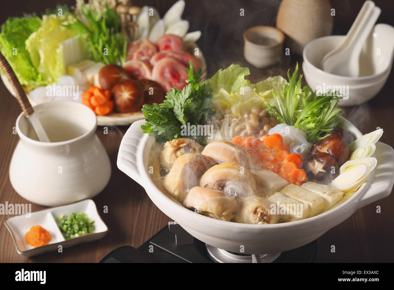Japanese style casserole Stock Photo Alamy