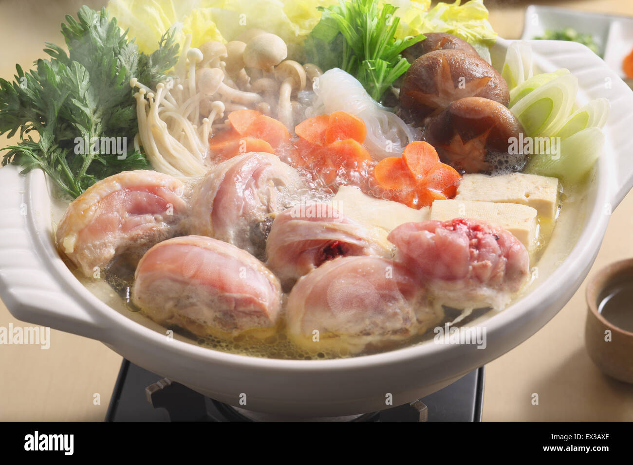 Japanese style casserole Stock Photo Alamy