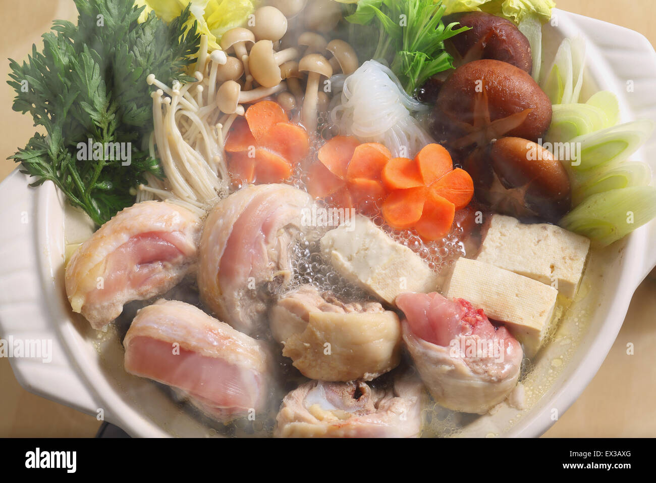 Japanese style casserole Stock Photo Alamy