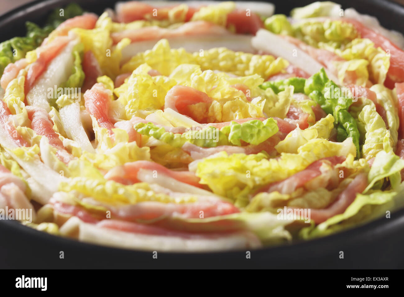 Japanese style casserole Stock Photo Alamy