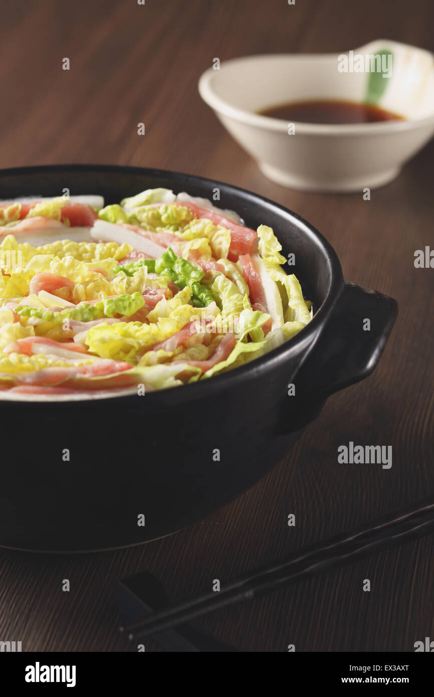 Japanese style casserole Stock Photo Alamy