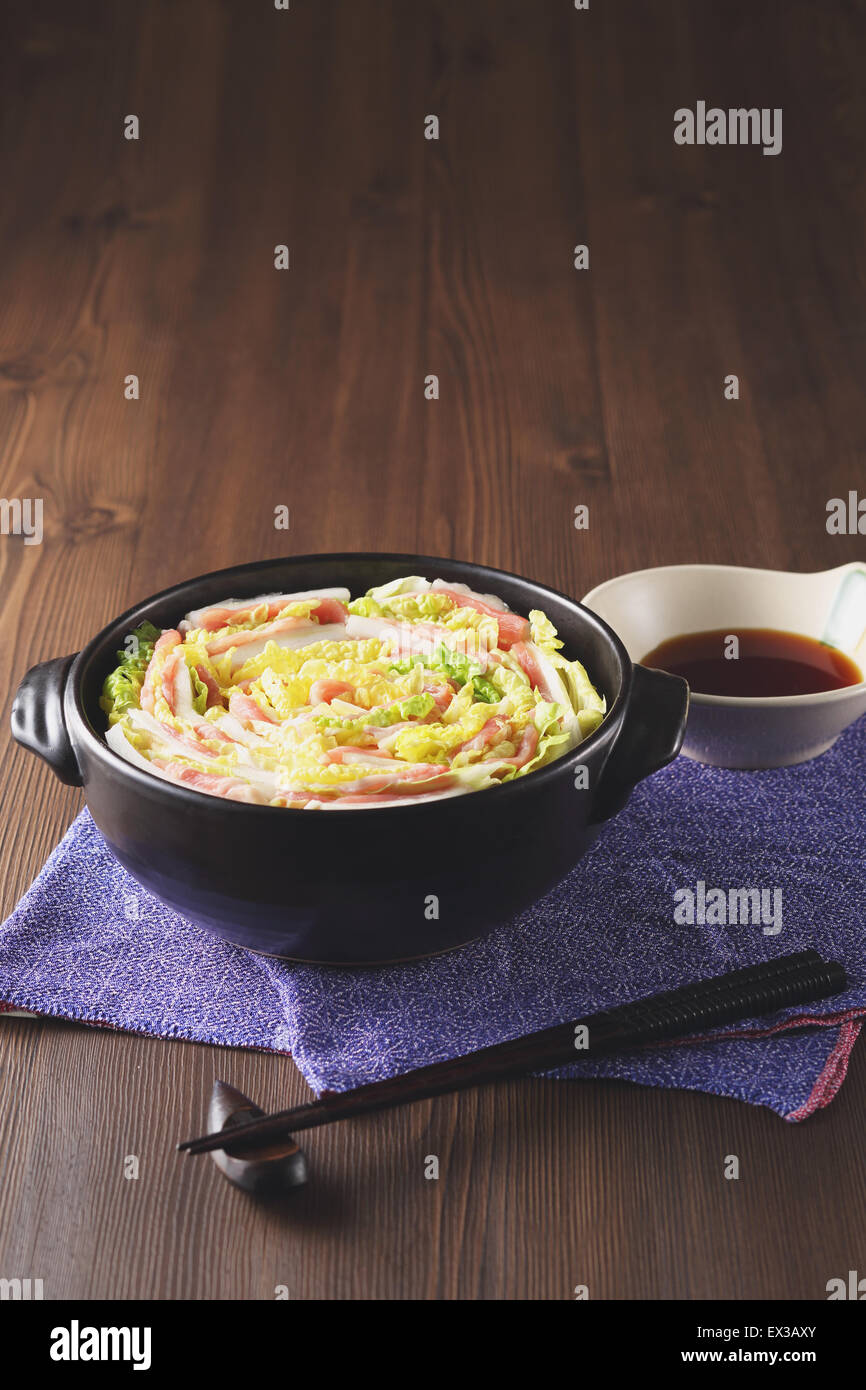 Japanese style casserole Stock Photo Alamy