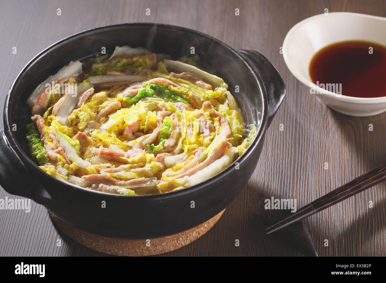Japanese style casserole Stock Photo Alamy