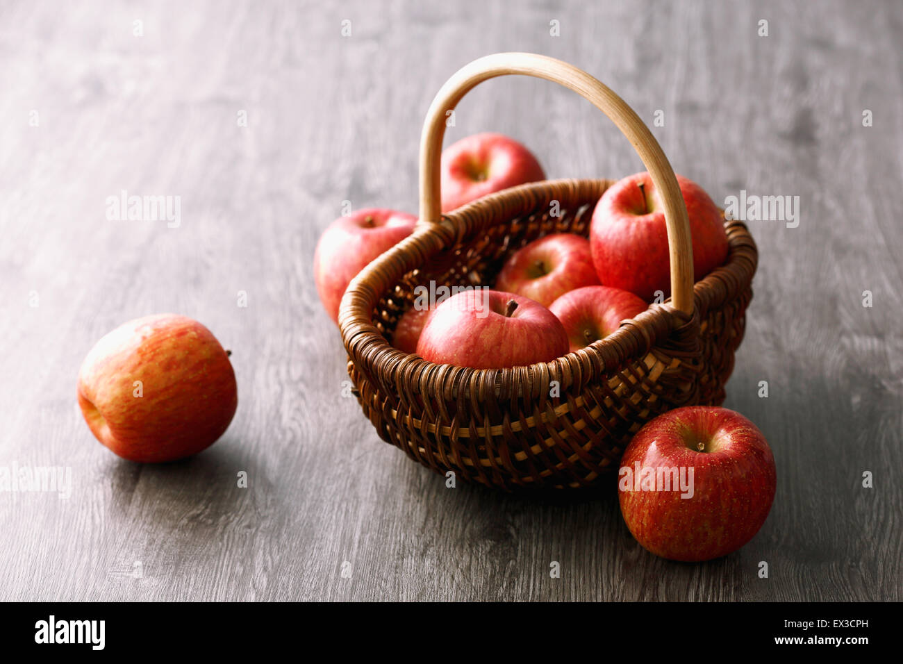 Red apples Stock Photo