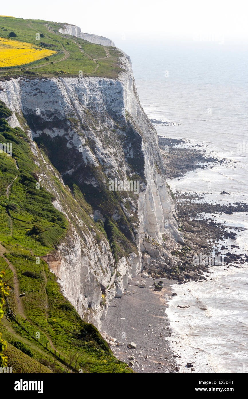 Erosion white cliffs dover chalk hires stock photography and images