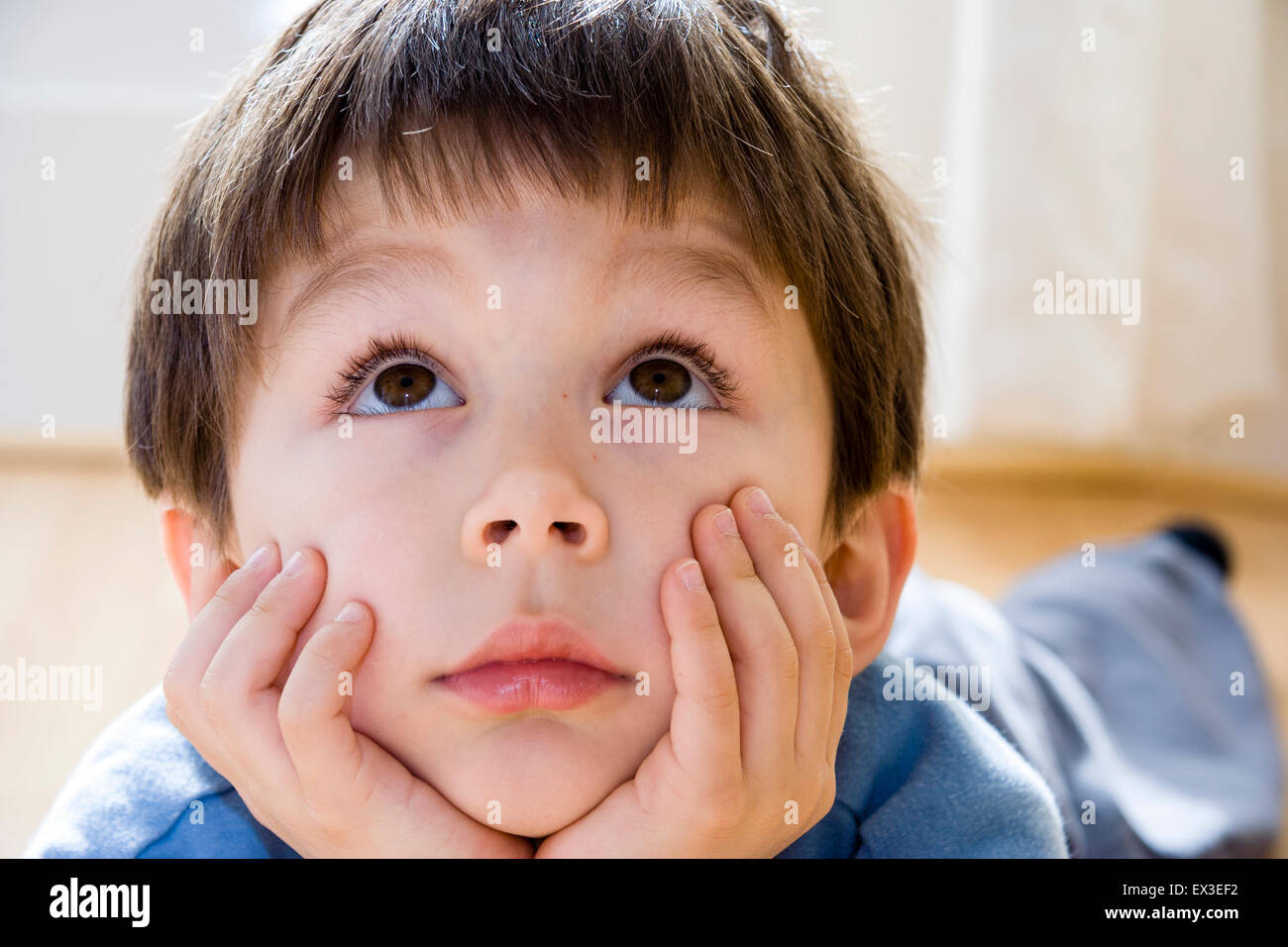 Boy facing viewer hires stock photography and images Alamy