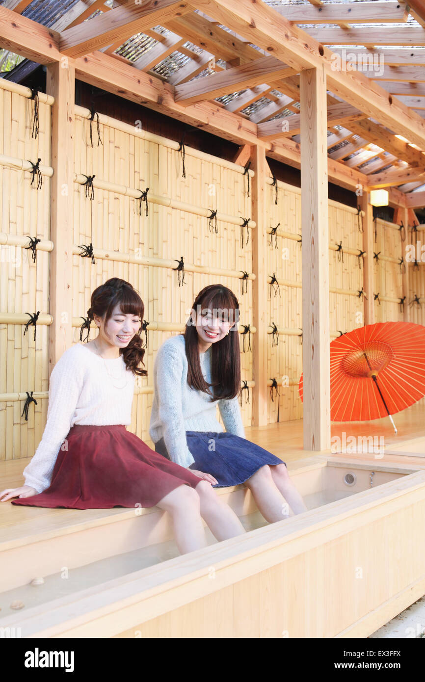 Woman Hot Spa Japan High Resolution Stock Photography and Images Alamy