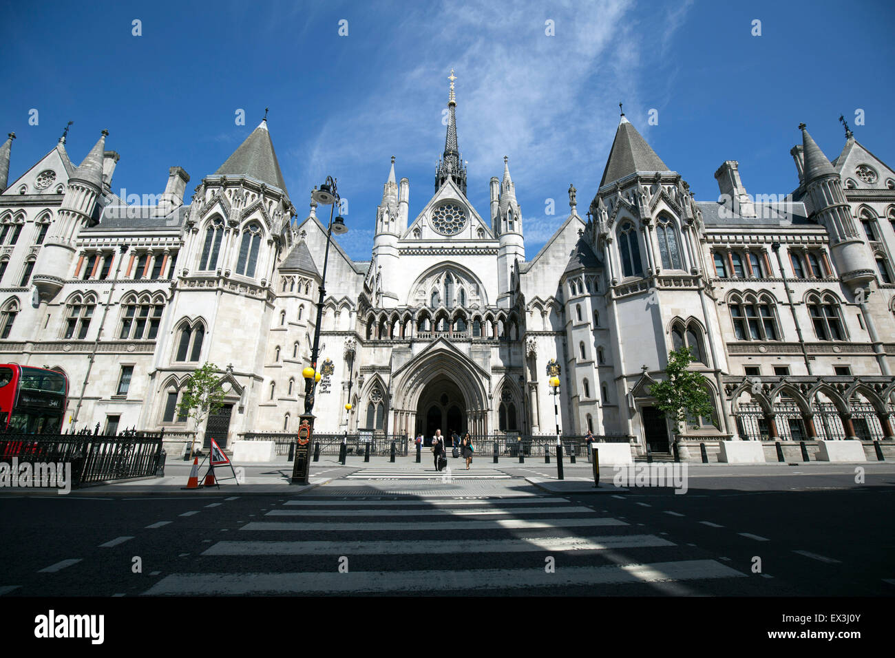 Royal Courts of Justice High Court London Stock Photo