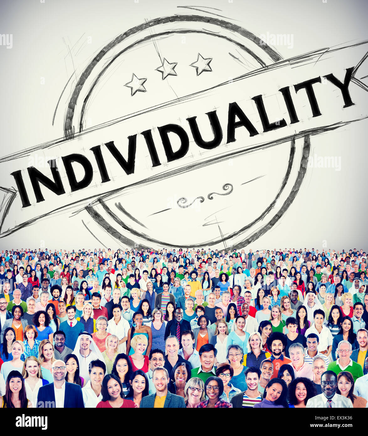 Individuality Character Different Independence Person Concept Stock Photo