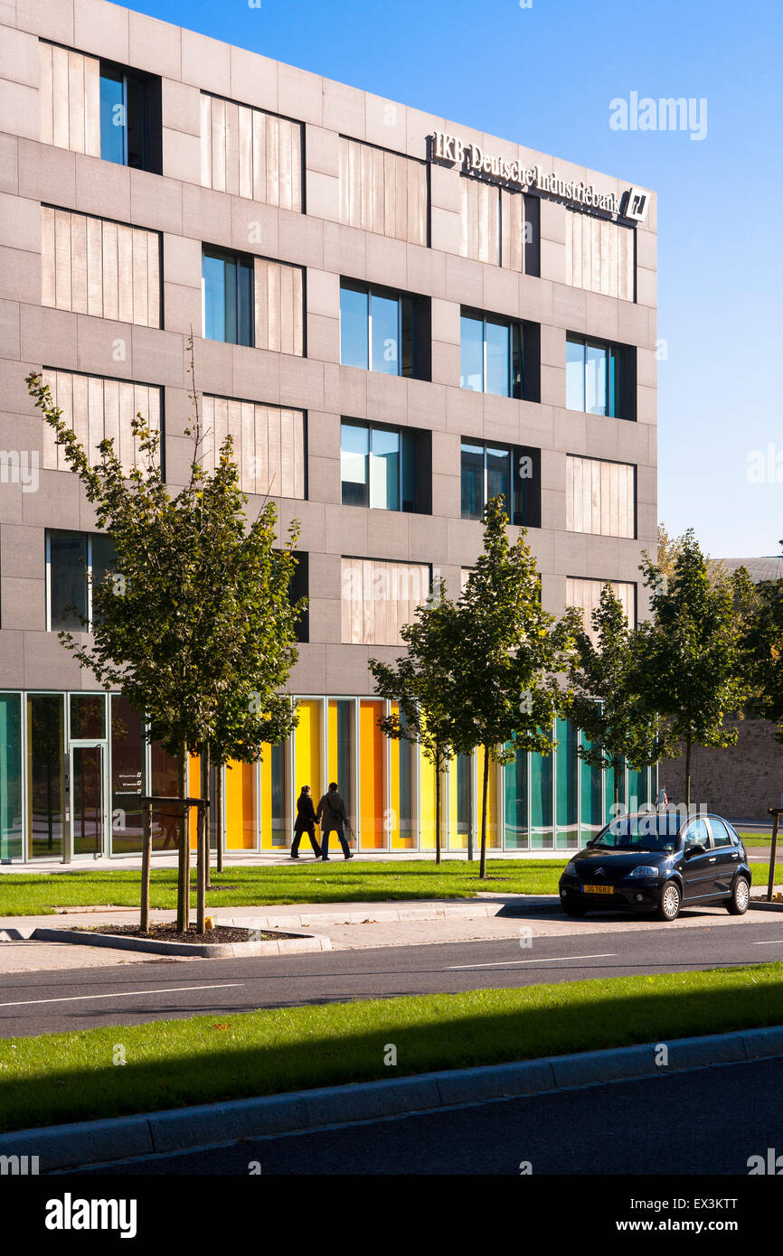 LUX, Luxembourg, city of Luxembourg, building of the IKB Deutsche Industriebank at the Rue Erasmeat the Kirchberg plateau.  LUX, Stock Photo