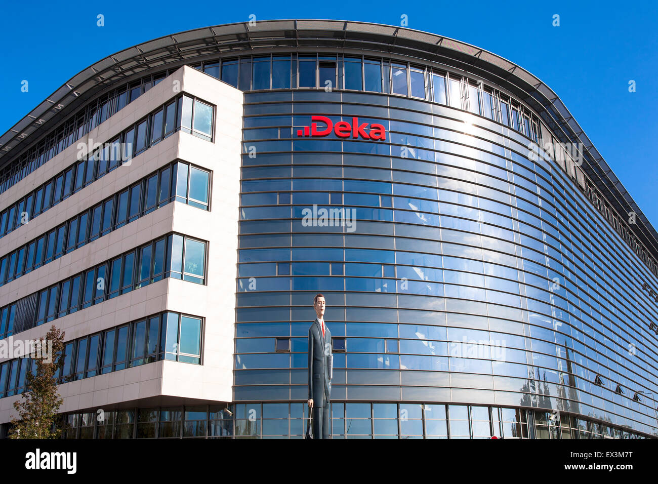 LUX, Luxembourg, city of Luxembourg, building of the Deka Bank at the John F. Kennedy Avenue at the Kirchberg plateau, in front  Stock Photo