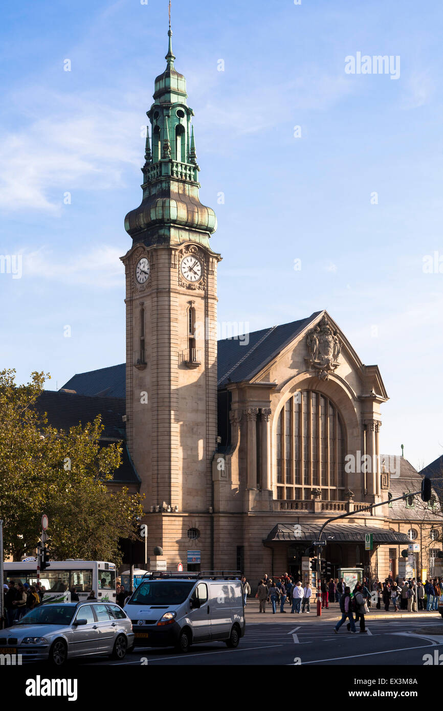 LUX, Luxembourg, city of Luxembourg, the main station.  LUX, Luxemburg, Stadt Luxemburg, der Hauptbahnhof. Stock Photo
