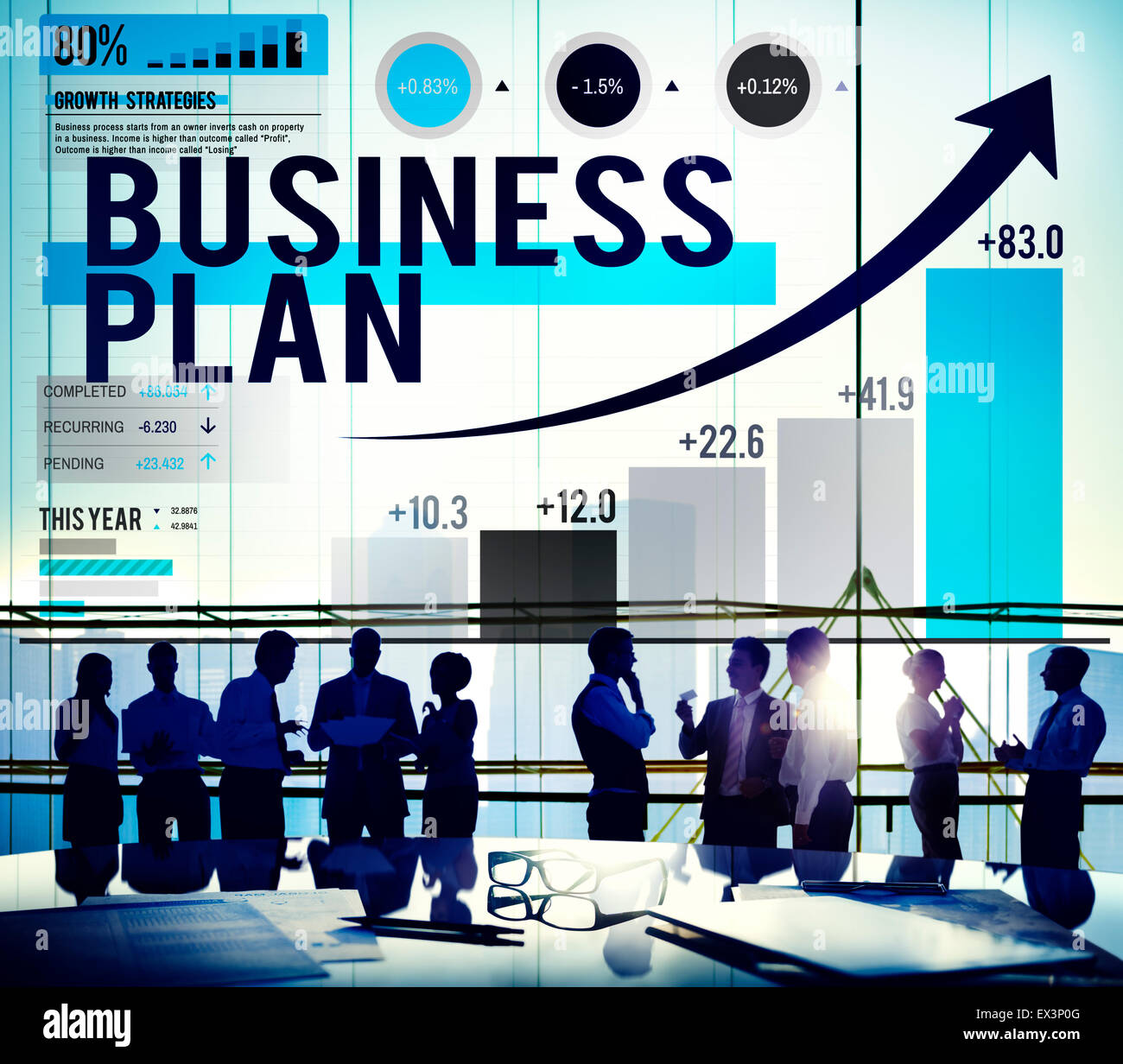 Business Plan Planning Growth Success Analysis Concept Stock Photo - Alamy