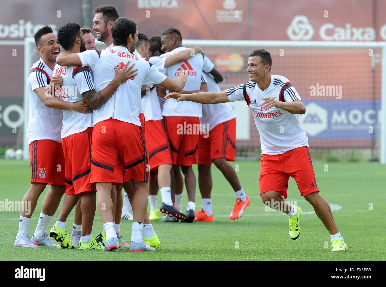 Seixal, 04.07.2015 - The SL Benfica held its first trained the season 2015/2016 this morning at Caixa Futebol Campus in Seixal. Lima Stock Photo