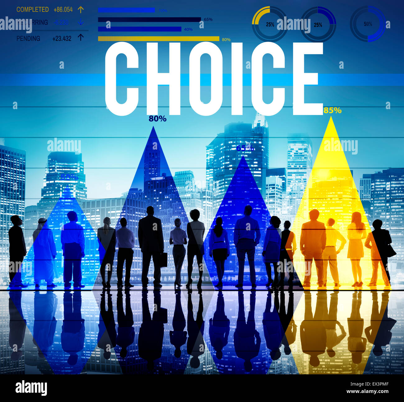 Choice Selection Option Choosing Risk Concept Stock Photo
