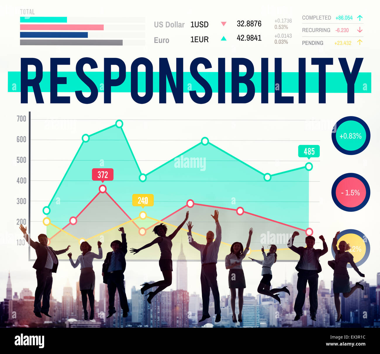 Responsibility Duty Job Liability Roles Concept Stock Photo