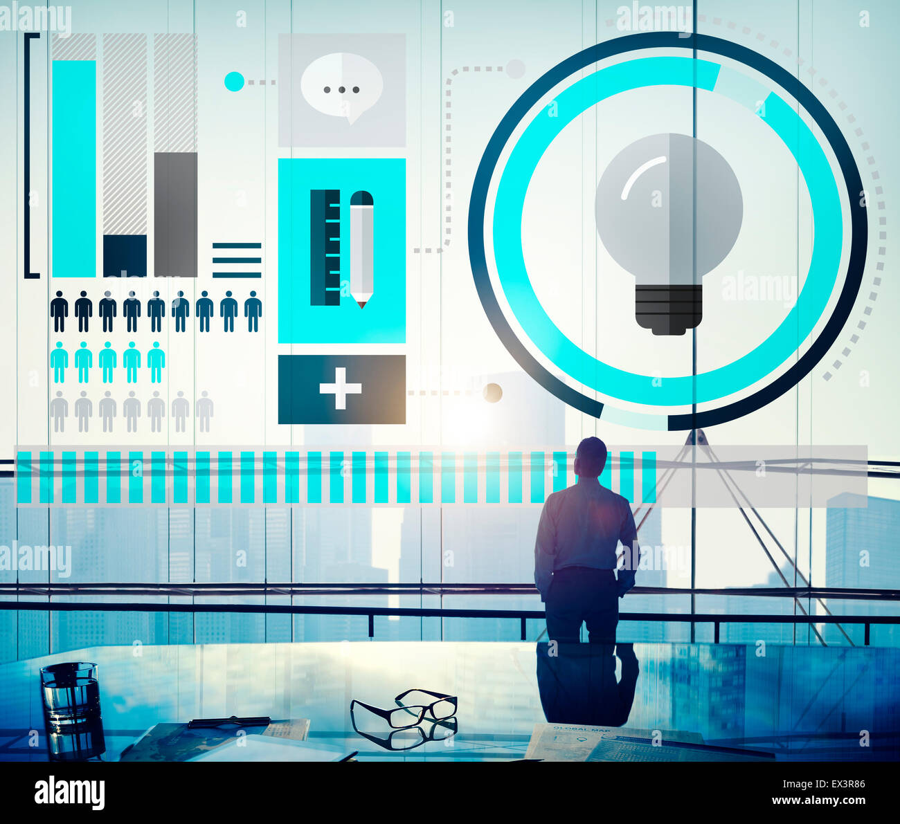 Ideas Innovation Creativity Knowledge Inspiration Vision Concept Stock ...