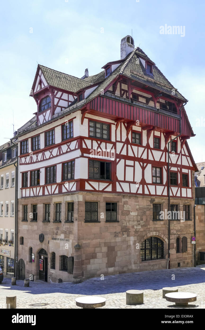 Albrecht Duerer House, Nuremberg, Middle Franconia, Bavaria, Germany