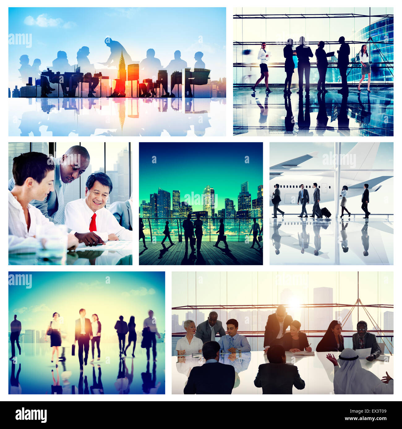 Business People Corporate Travel Collection Concept Stock Photo
